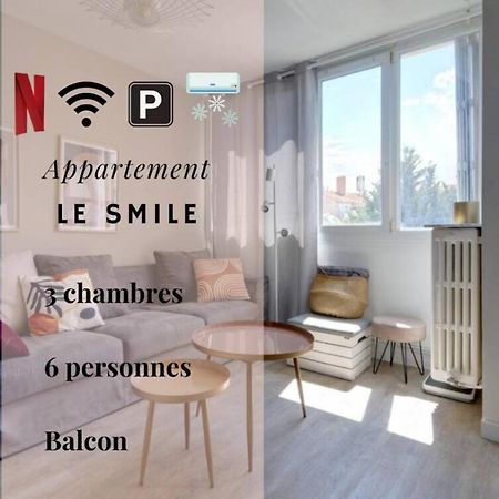 Le Smile - 3 Bedrooms - 8Pers - Parking - Centre Gare Montpellier Exterior foto