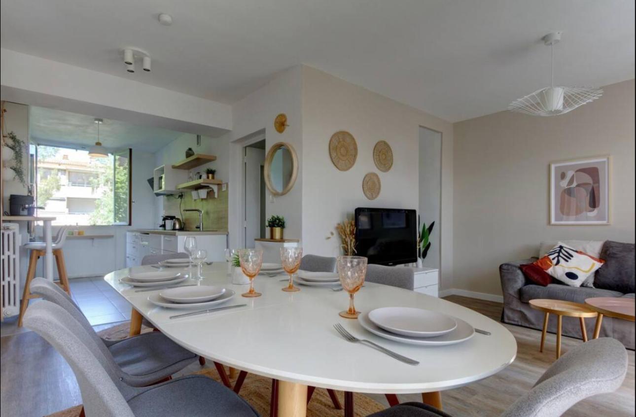 Le Smile - 3 Bedrooms - 8Pers - Parking - Centre Gare Montpellier Exterior foto